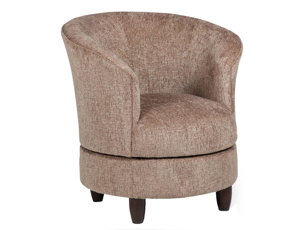 Best Home Furnishings Accent Chairs 2848E Swivel Barrel Chair | Pilgrim